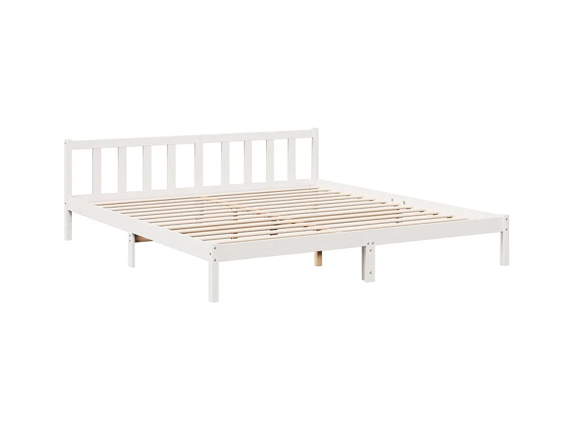 Extra lang bedframe zonder matras 200x220 cm massief grenenhout