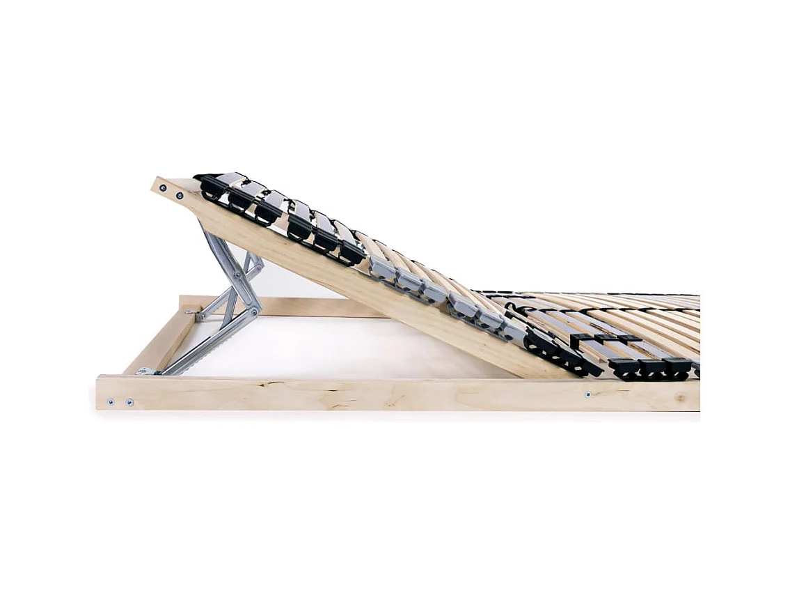 Lattenbodems zonder matras 2 stuks met 42 latten 90x200 cm