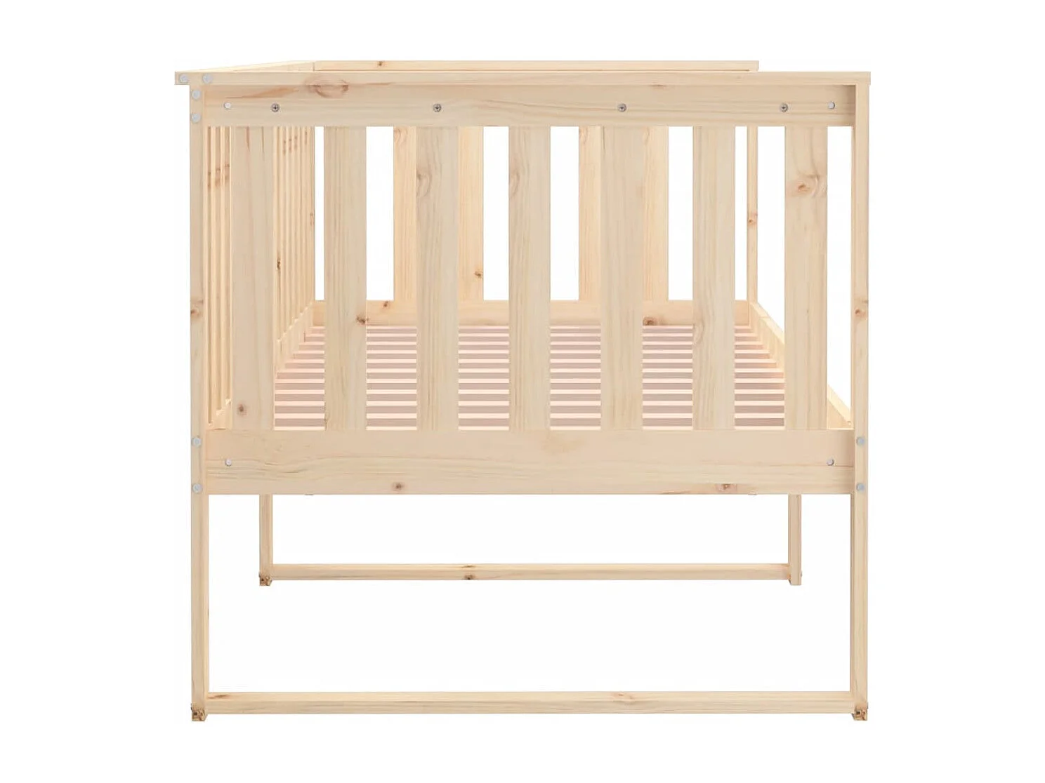 Lit de jour sans matelas 90x190 cm bois de pin massif