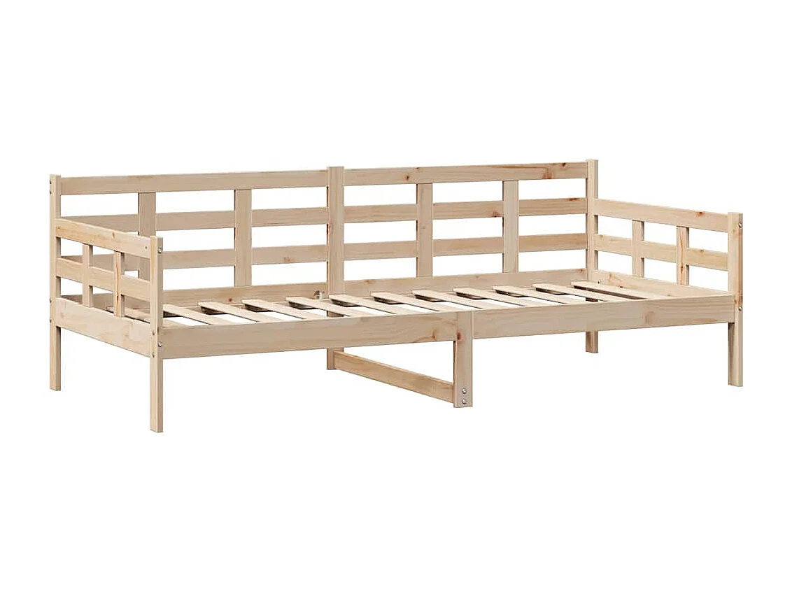 Lit de jour avec tiroirs sans matelas 80x200 cm bois massif
