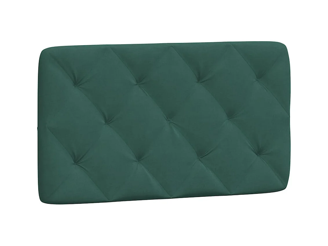 Letto con materasso verde scuro 90x200 cm in velluto