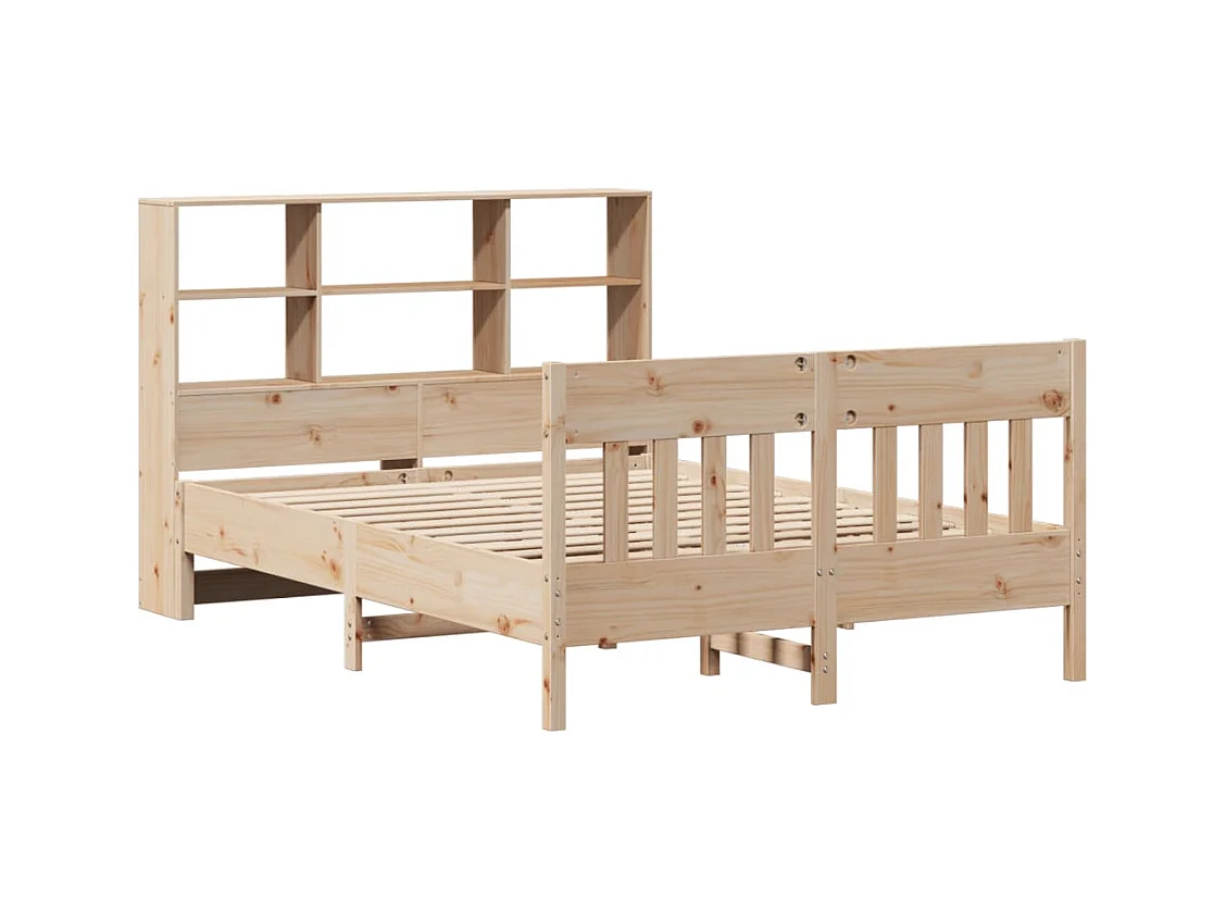 Bedframe zonder matras 140x190 cm massief grenenhout