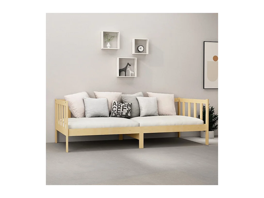 Dagbed met matras 90x200 cm Massief grenenhout