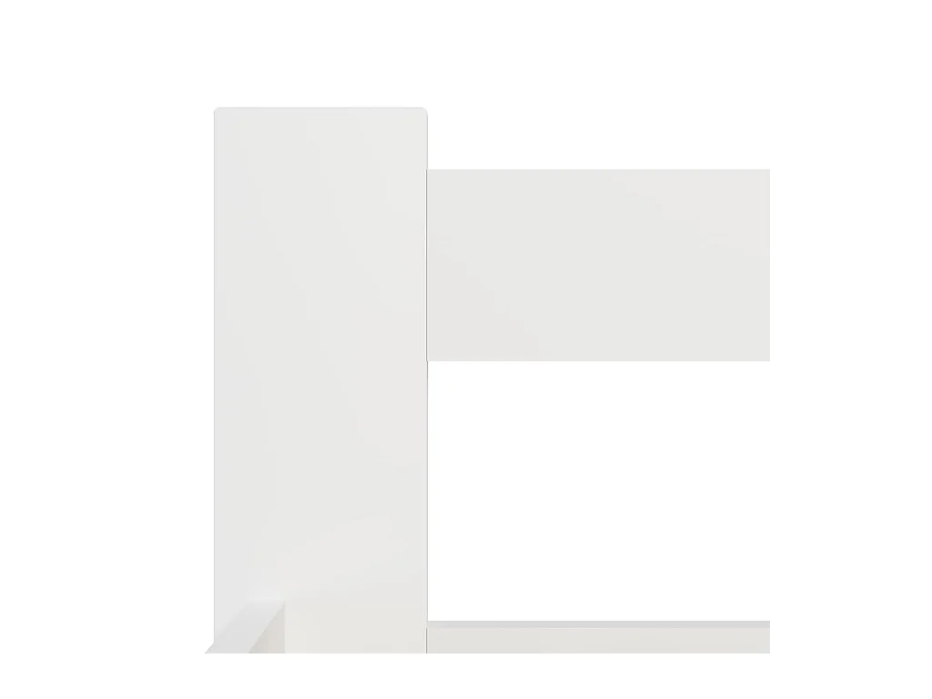 Struttura letto senza materasso in legno massello di pino bianco 140x200 cm