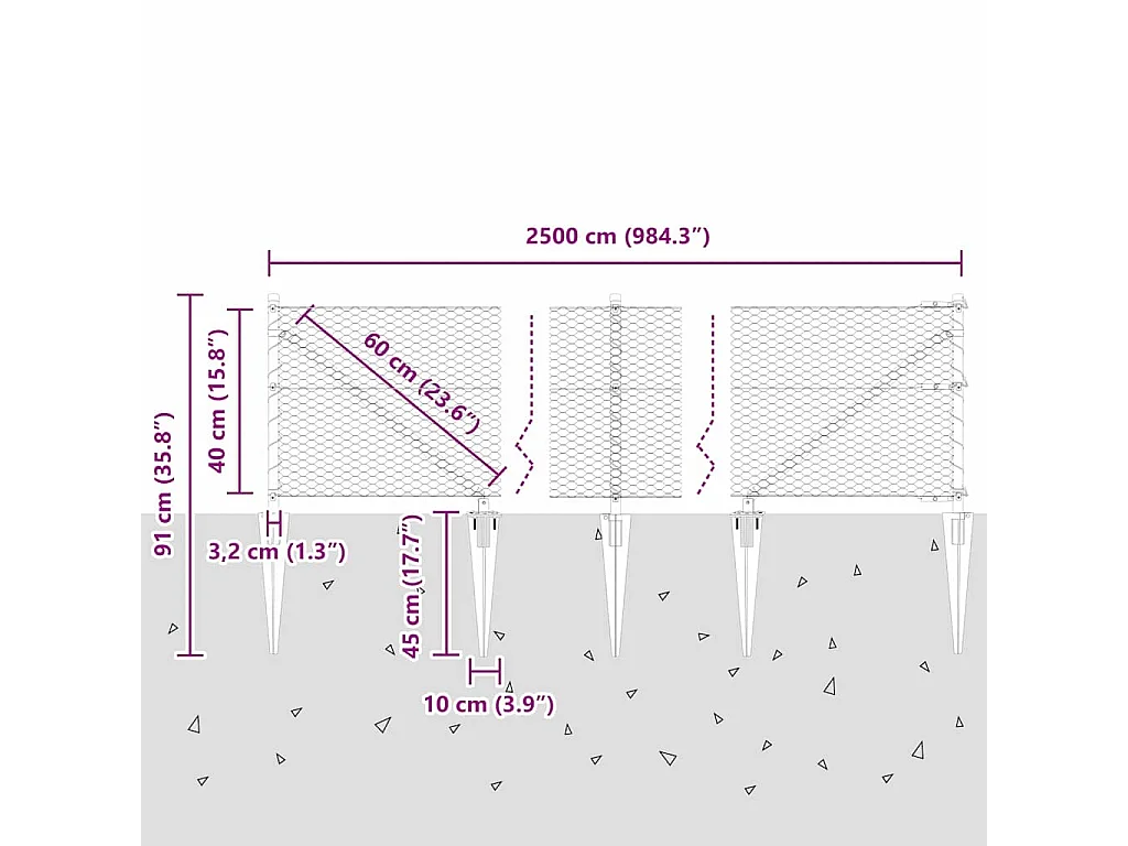 Somier de láminas con colchón Azul 90x200 cm Tela