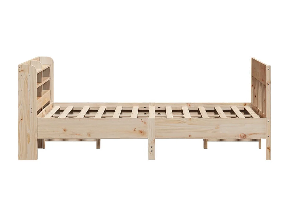 Estructura de cama sin colchón 160x200 cm madera maciza de pino