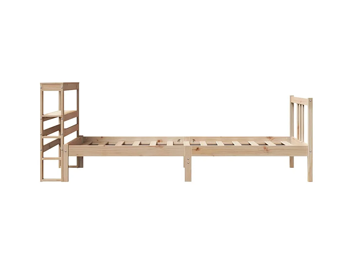 Bedframe met hoofdbord zonder matras 90x190 cm