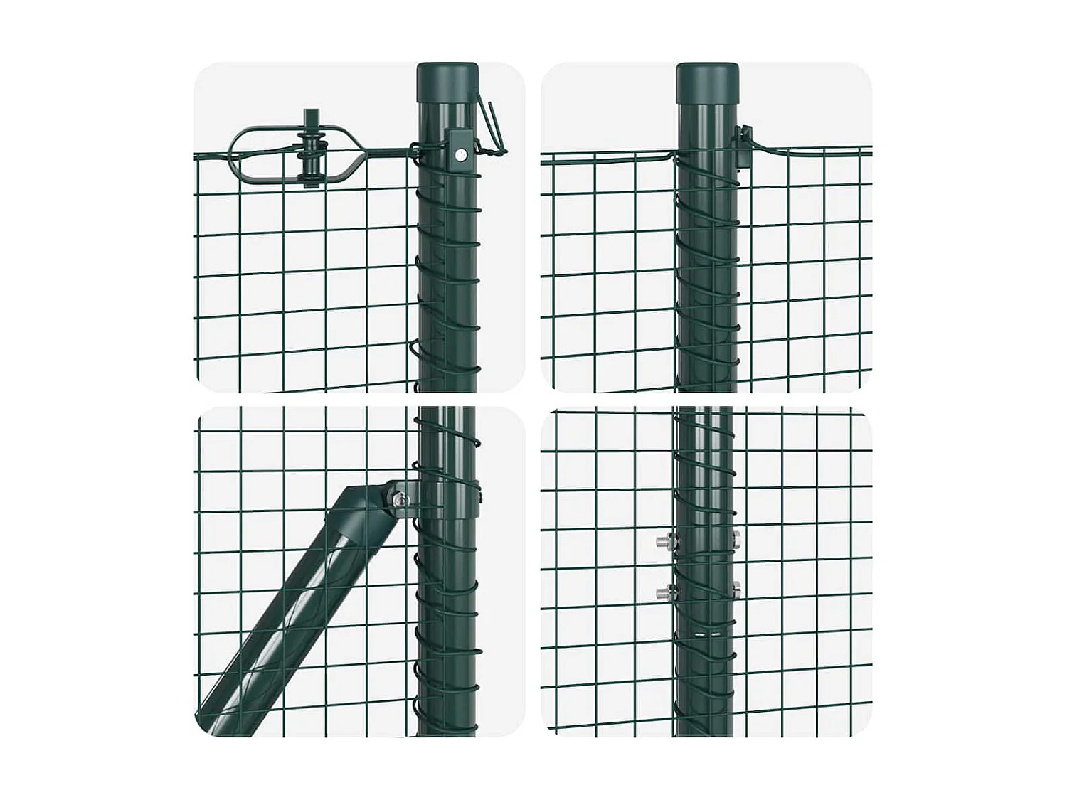 Cadre de lit sans matelas blanc bois massif 200x200 cm