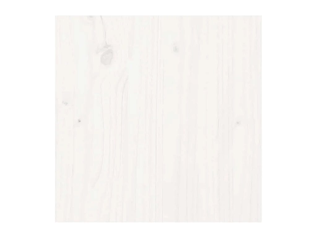 Bedframe zonder matras wit massief grenenhout 200x200 cm