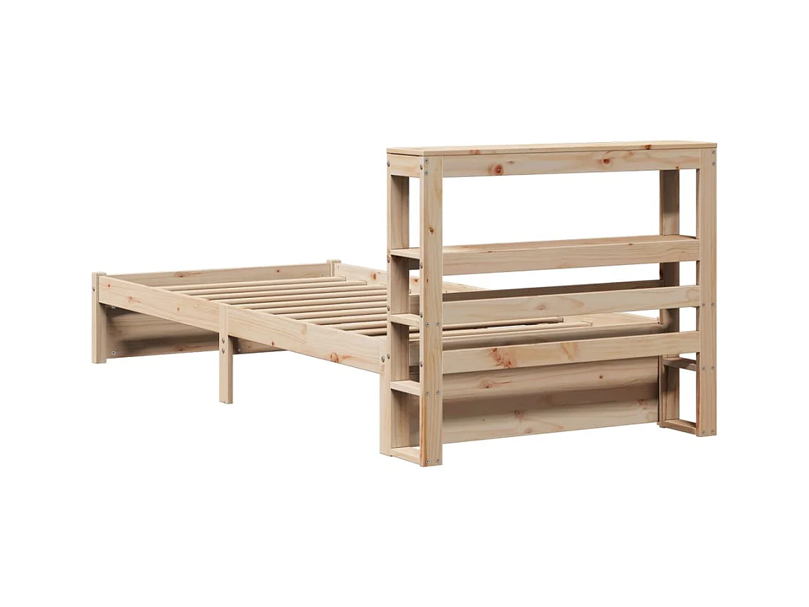 Cadre de lit avec tête de lit sans matelas 90x200 cm