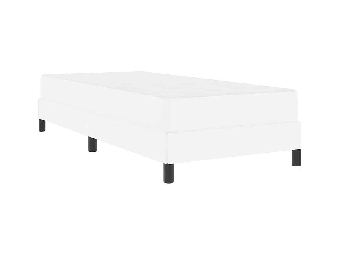 Bed met matras Zuiver wit 90 x 200 cm Kunstleer