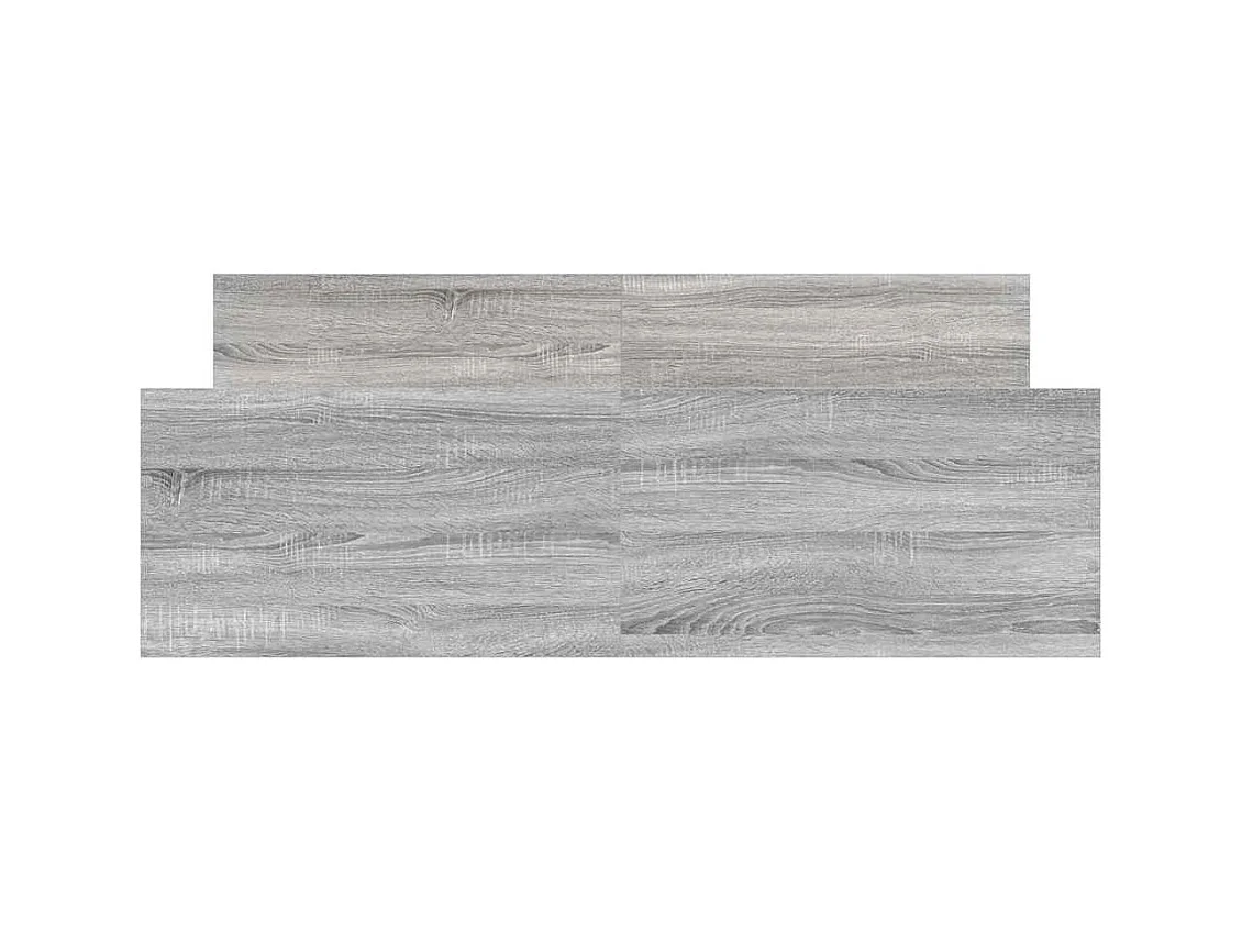 Struttura letto senza materasso sonoma grigio 140x190 cm