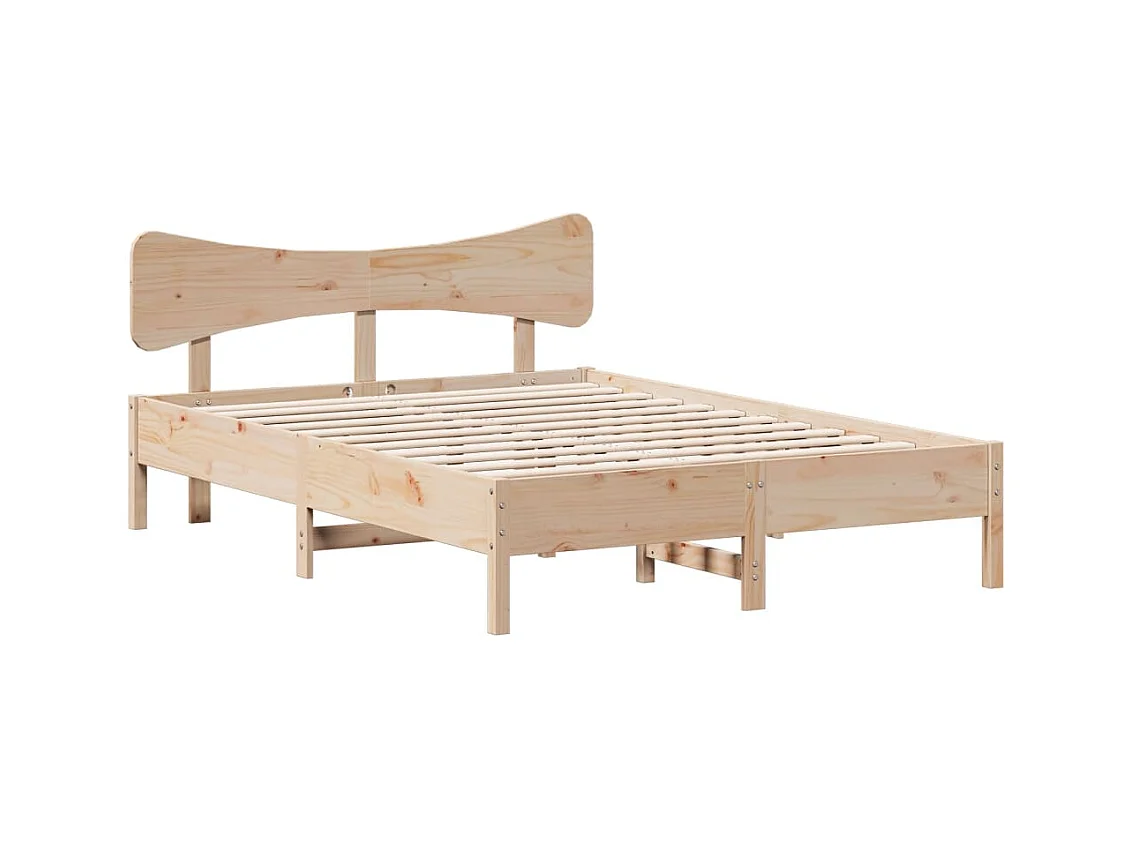 Bedframe zonder matras 120x190 cm massief grenenhout