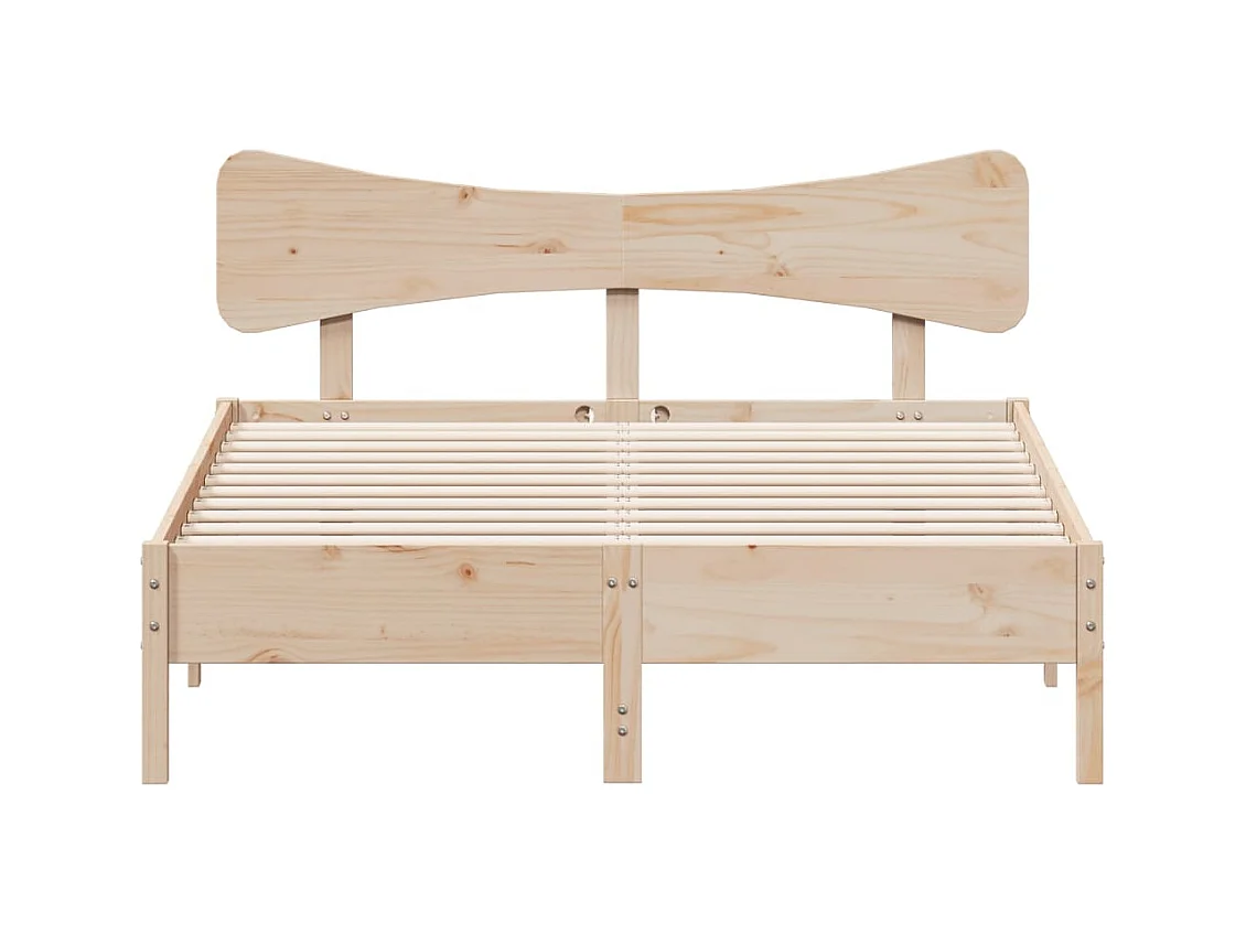 Bedframe zonder matras 120x190 cm massief grenenhout