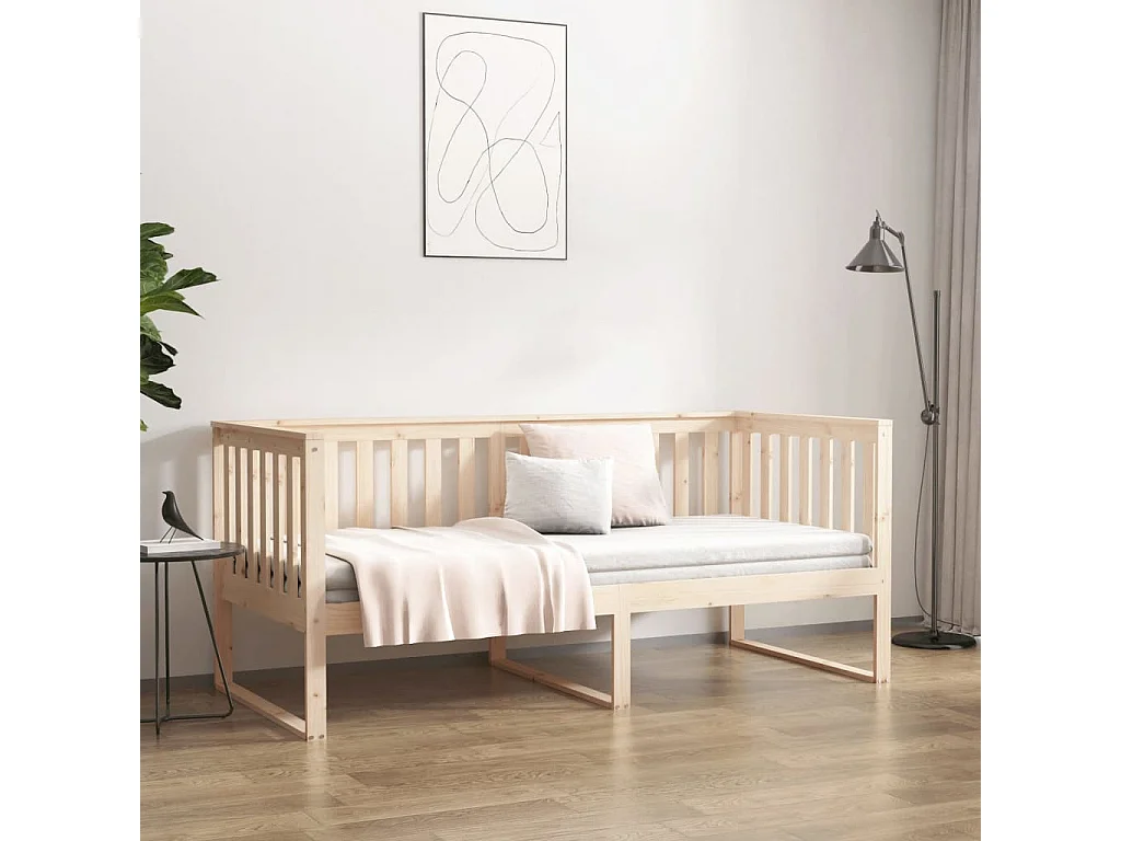 Tagesbett ohne Matratze 90x200 cm Kiefer Massivholz