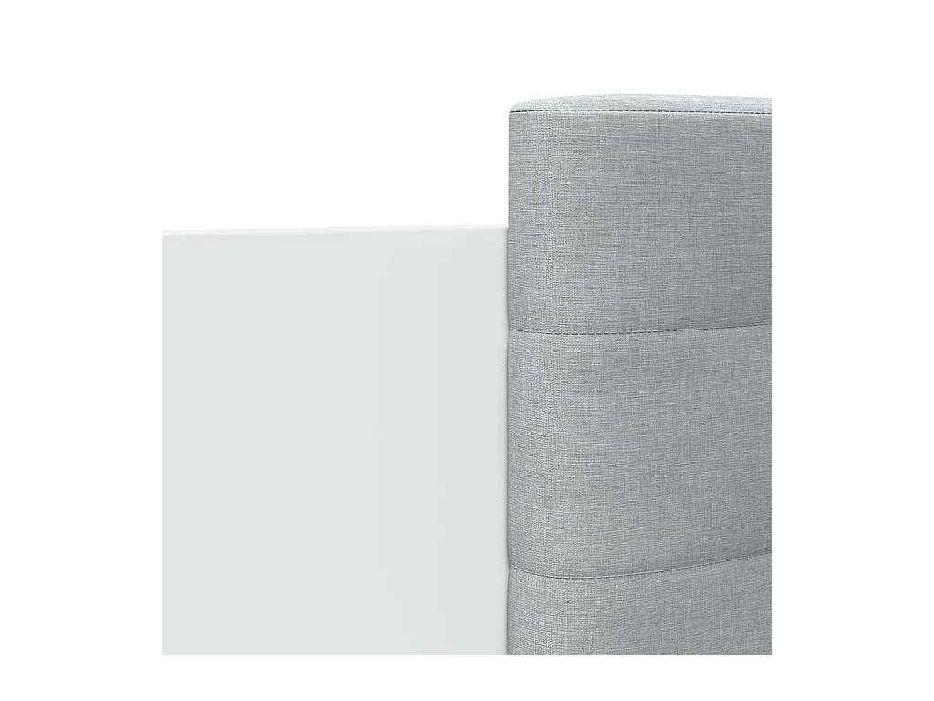 Struttura letto con LED senza materasso bianco 160x200 cm