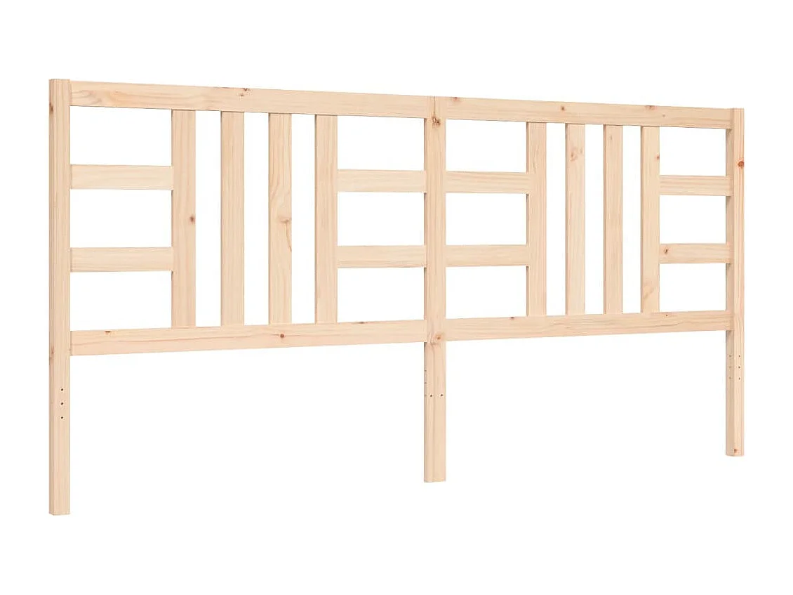 Cadre de lit sans matelas 200x200 cm bois massif