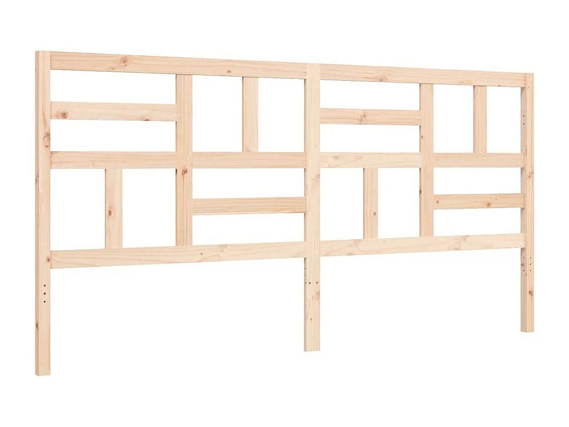 Estructura de cama sin colchón 200x200 cm madera maciza de pino