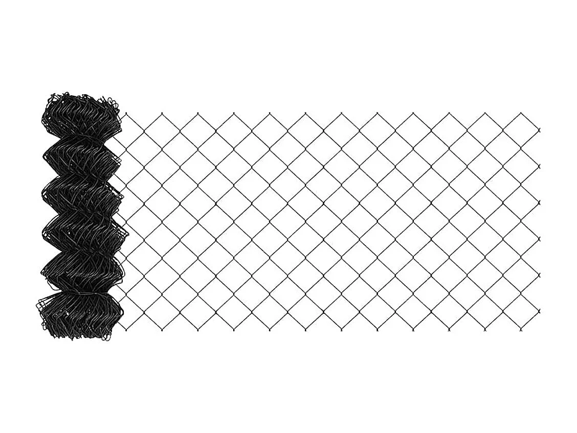 Struttura letto senza materasso in metallo bianco e nero 180x200 cm