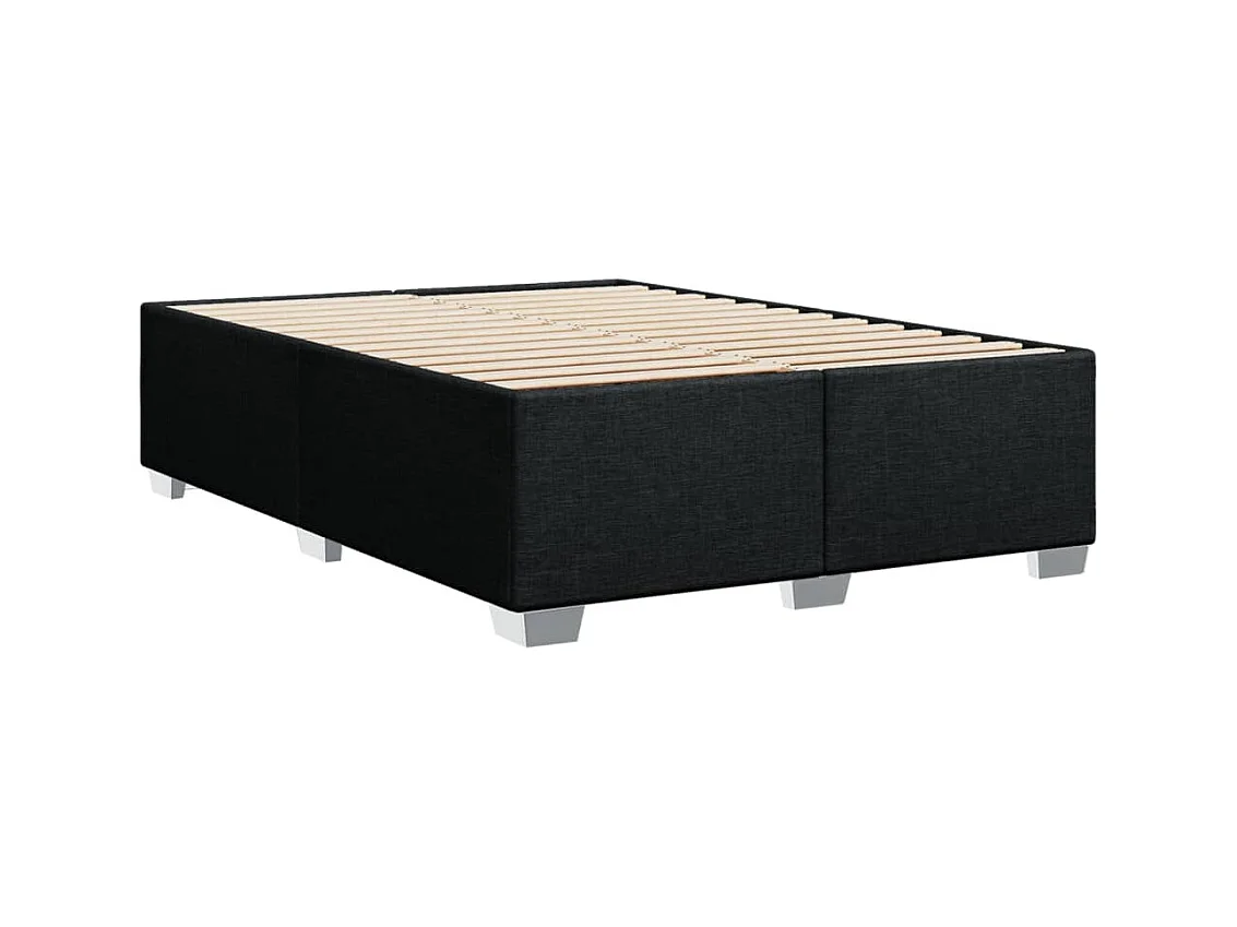 Bedframe zonder matras zwart 160x200 cm stof
