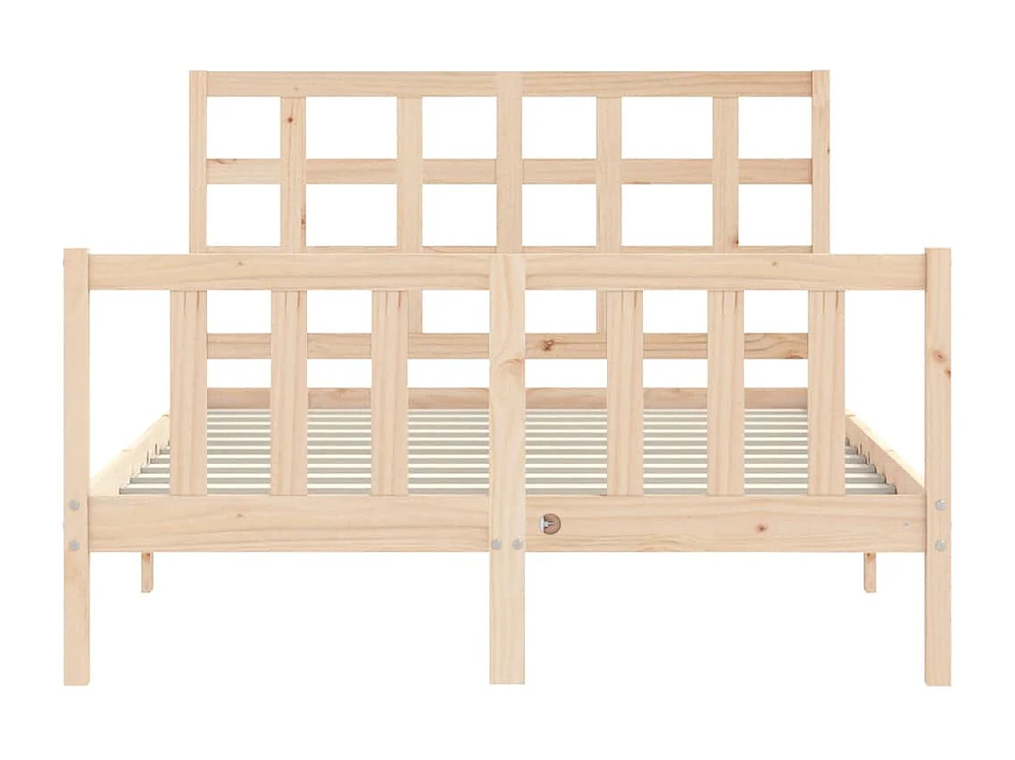 Bettgestell ohne Matratze 140x200 cm Massivholz Kiefer