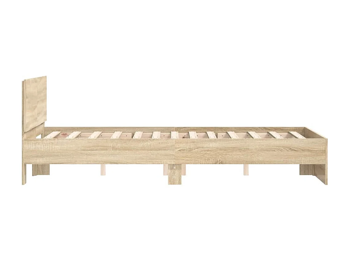 Bedframe zonder matras Sonoma eiken 135x190 cm