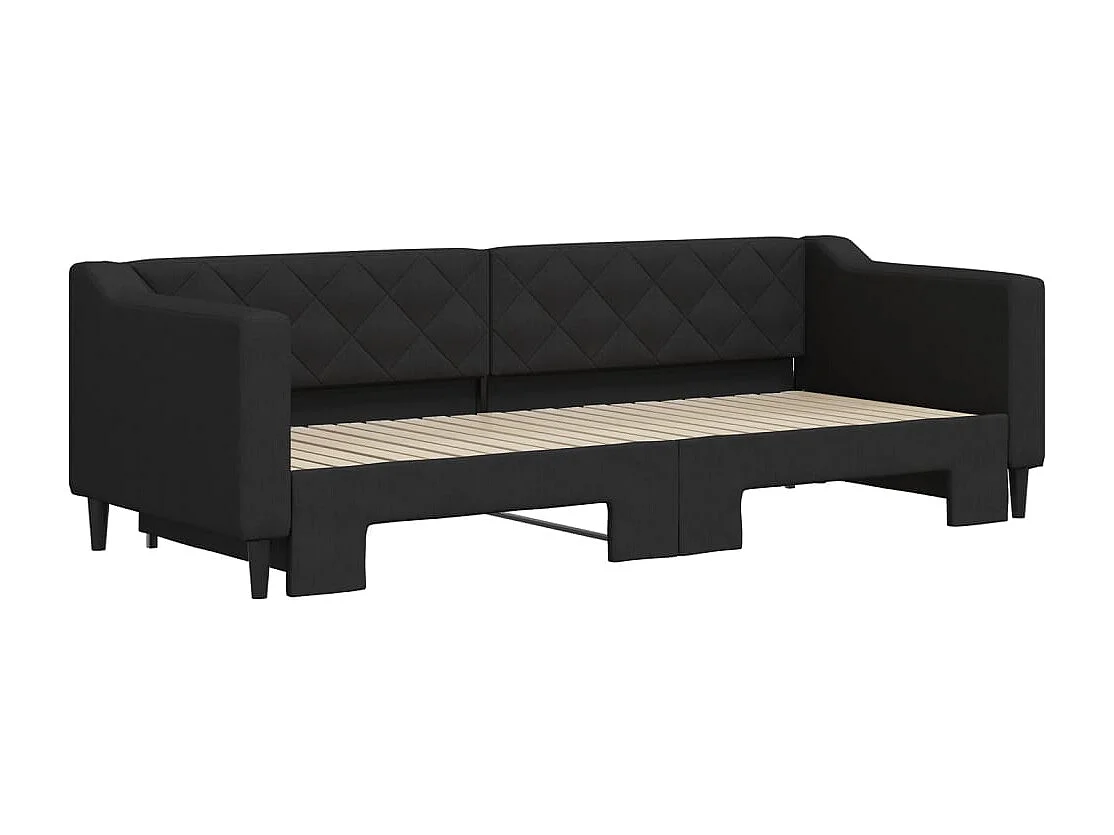 Lit de jour avec gigogne sans matelas 80x200 cm