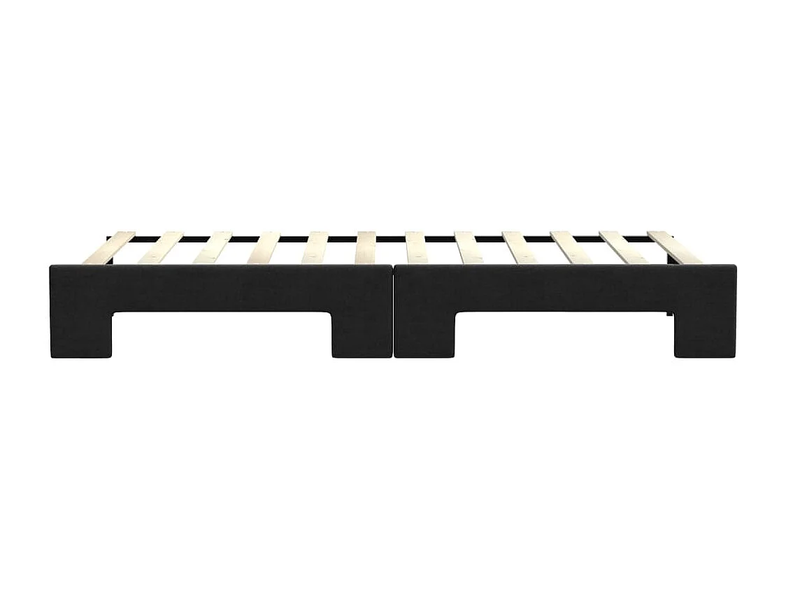 Lit de jour avec gigogne sans matelas 80x200 cm