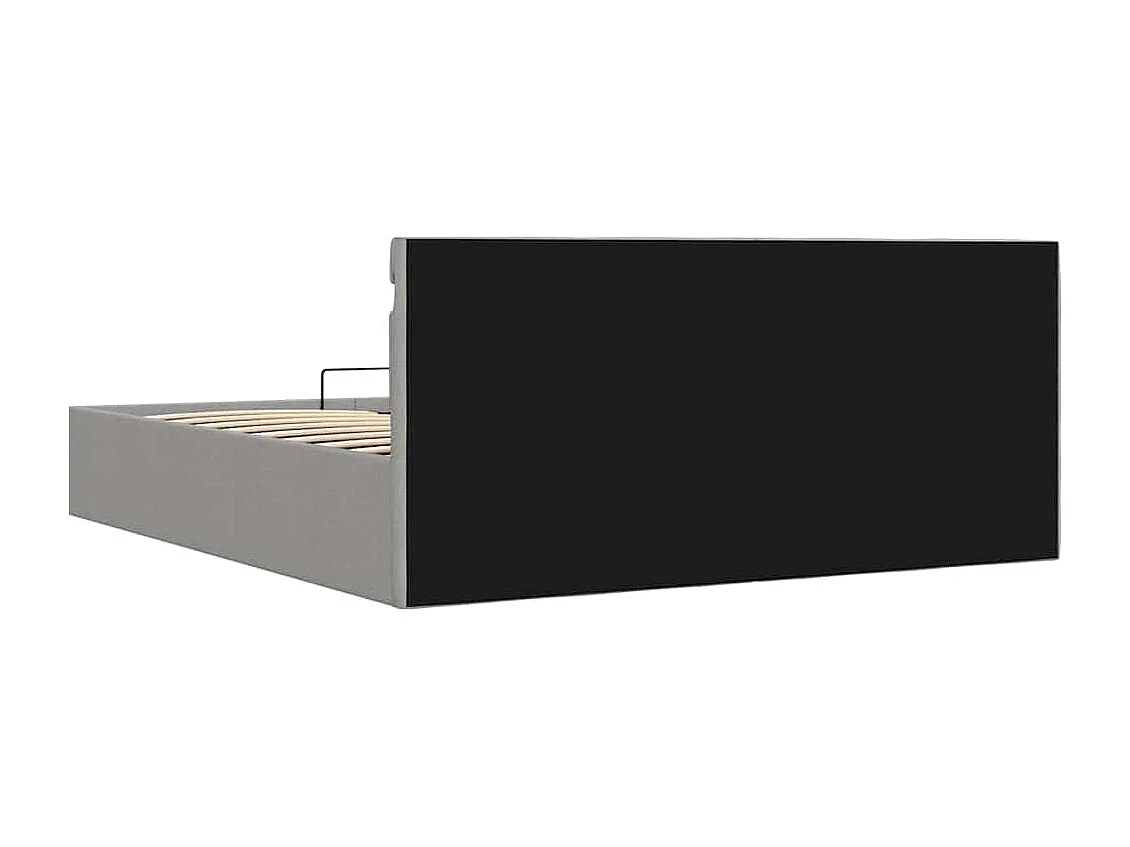 Cadre de lit à rangement hydraulique sans matelas 160x200 cm