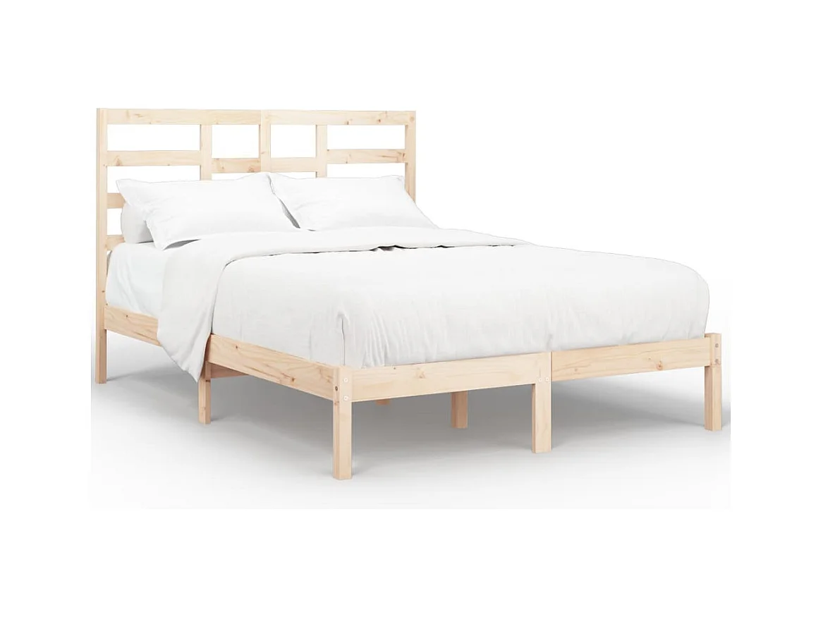 Struttura letto in legno massello senza materasso 160x200 cm