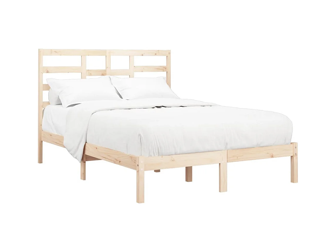 Struttura letto in legno massello senza materasso 160x200 cm