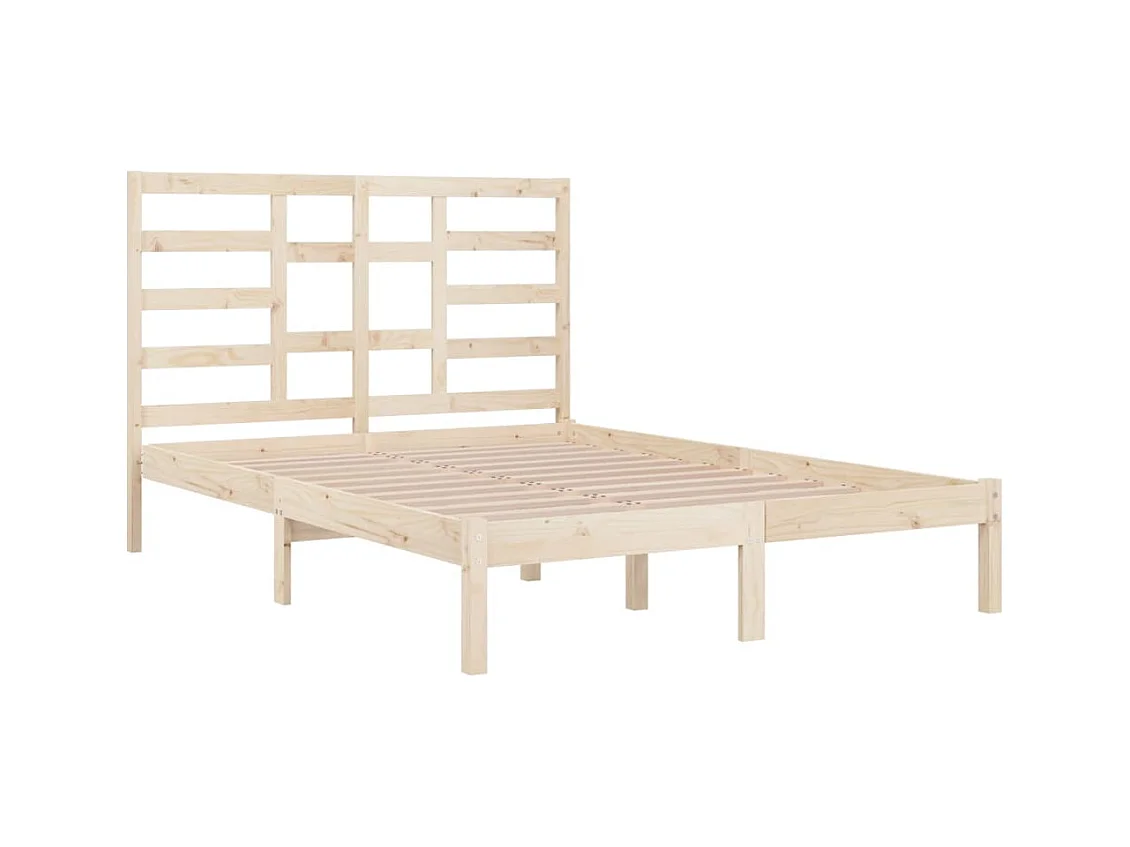 Struttura letto in legno massello senza materasso 160x200 cm