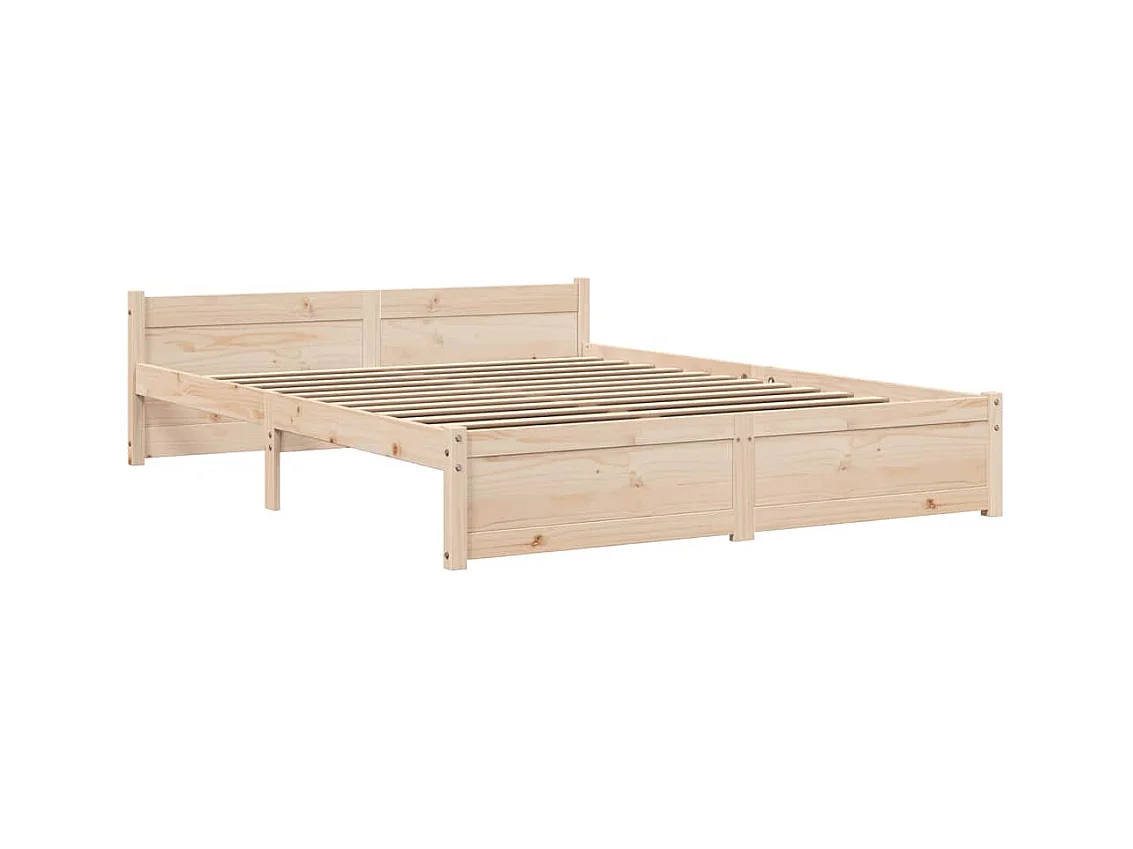 Massivholzbettgestell ohne Matratze 140x200 cm