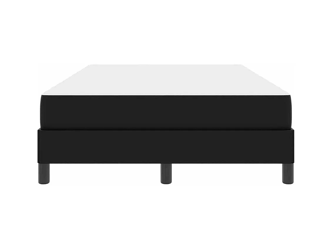 Cama con colchón Negro 120 x 200 cm Polipiel