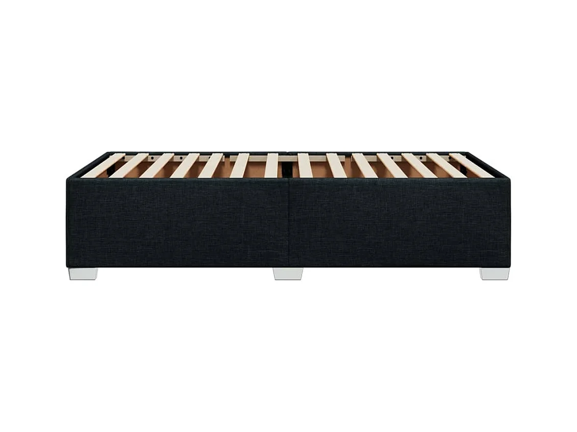 Bedframe zonder matras zwart 100x200 cm stof