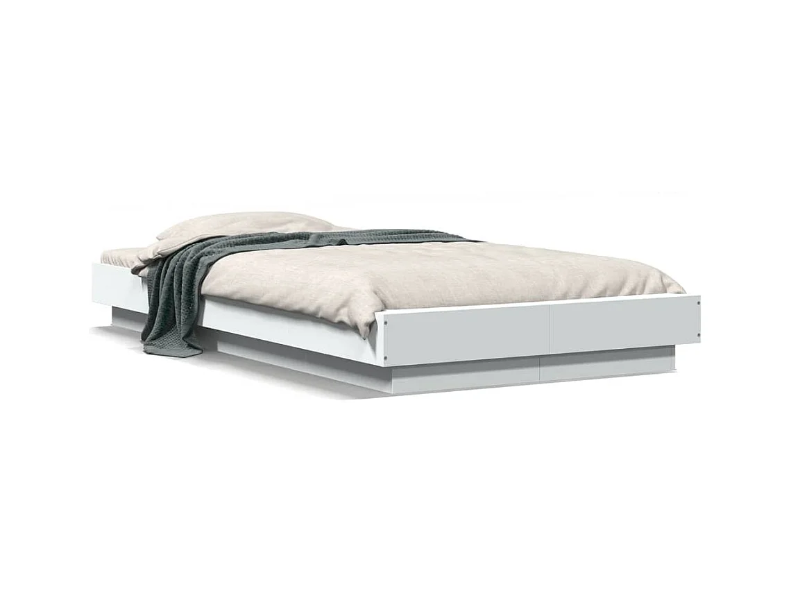 Bedframe zonder witte matras 90x190 cm