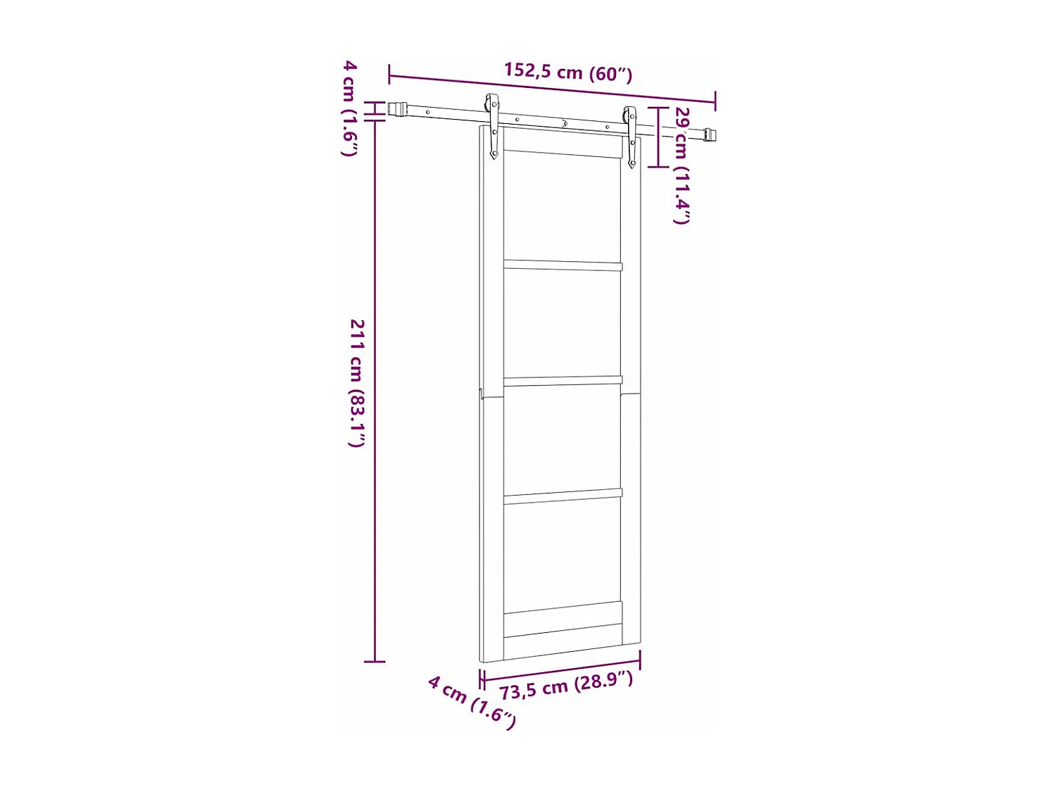 Bed met zwarte matras 90x200 cm imitatieleer