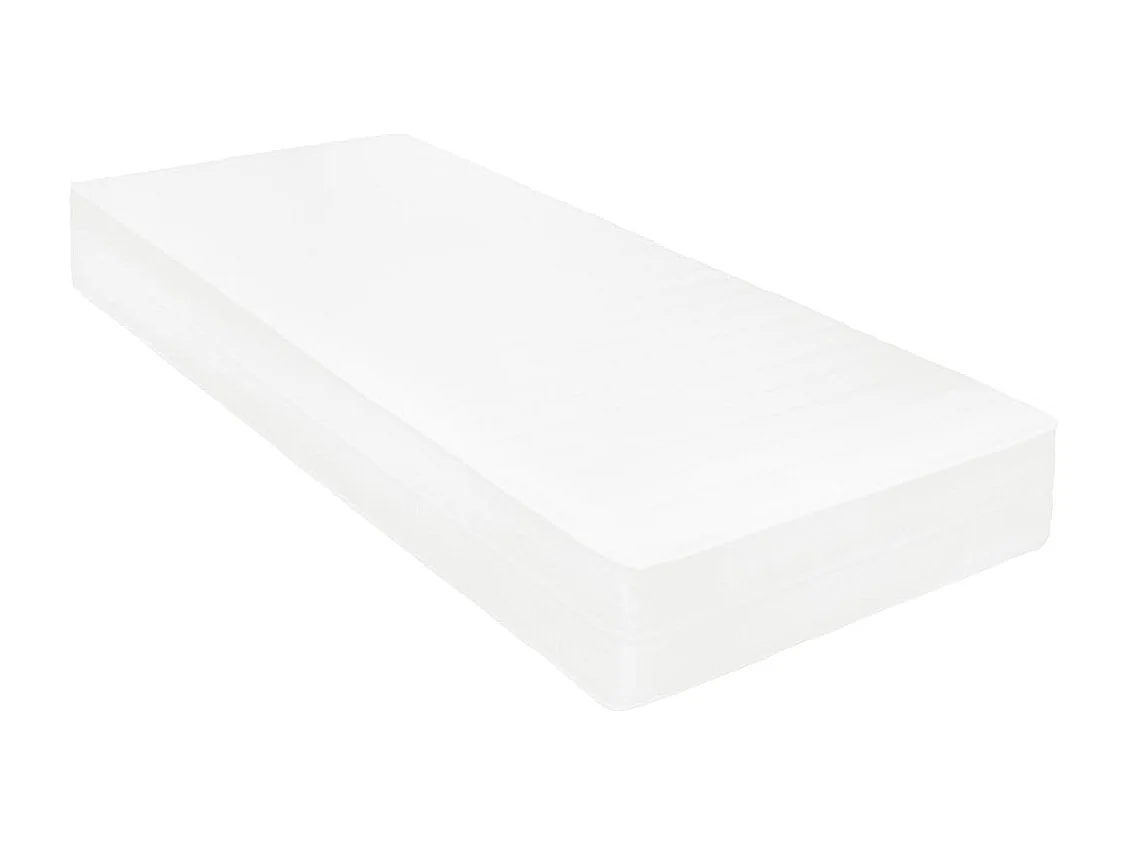 Lit de repos avec matelas 90x200 cm Gris Bois de pin massif