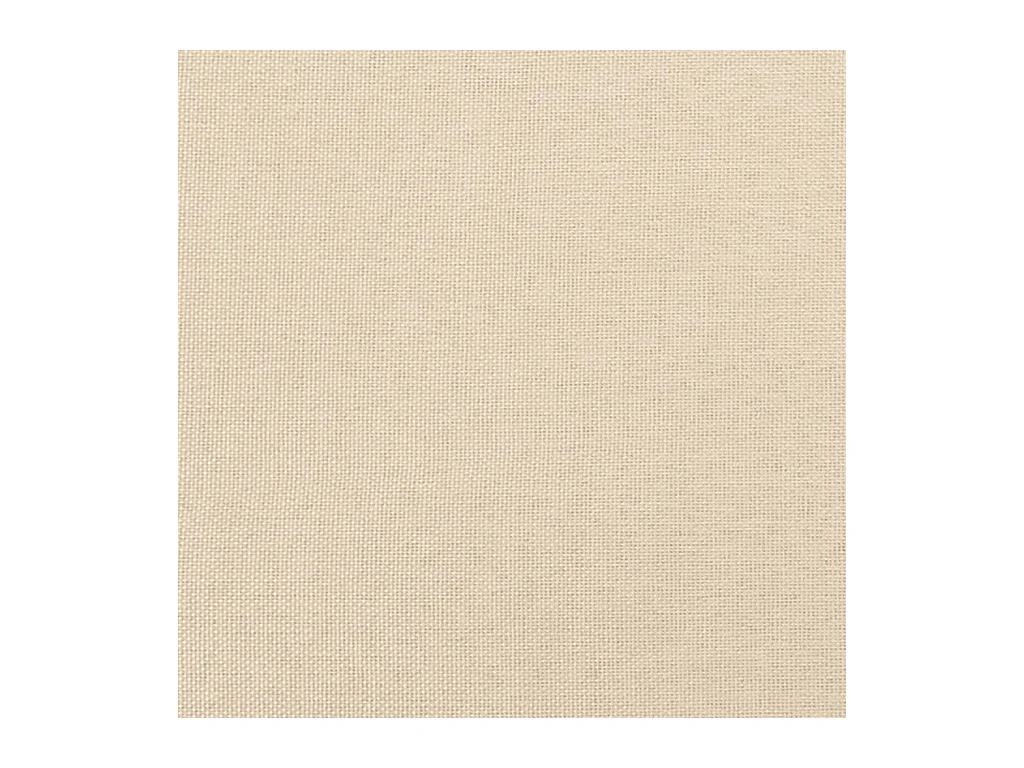 Sommier à lattes de lit et matelas Crème 90x190 cm Tissu