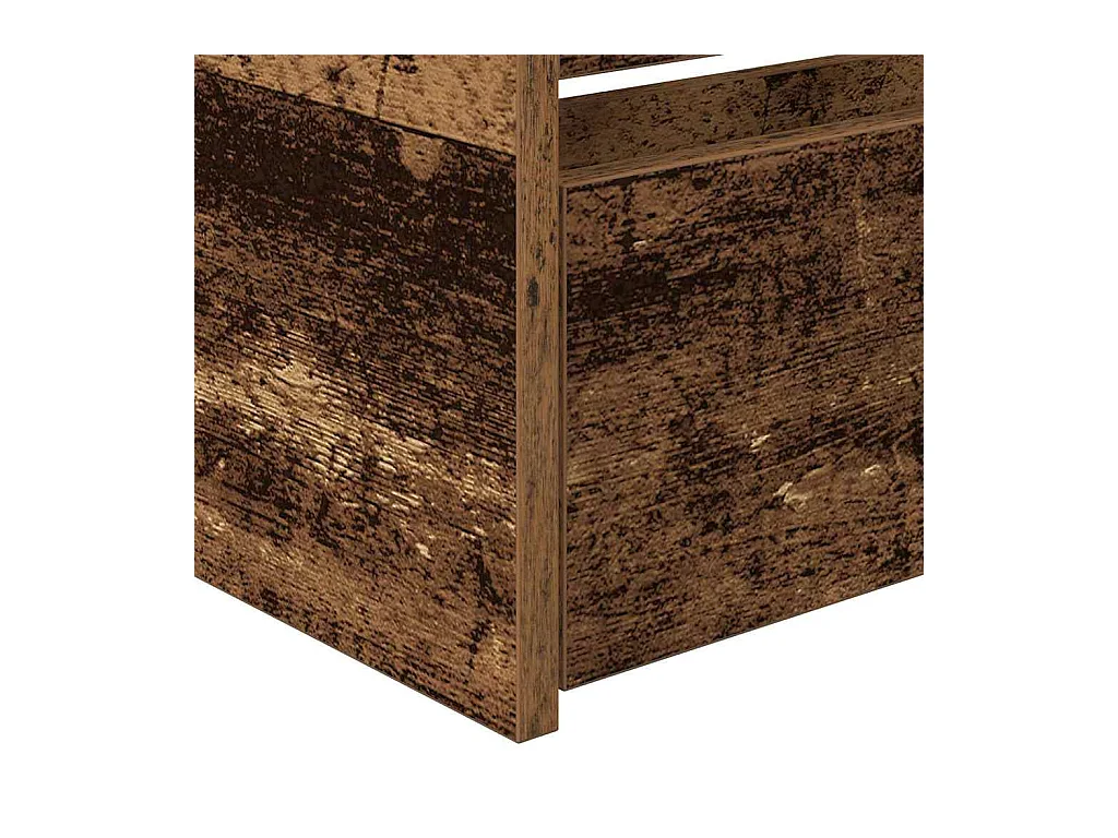 Cadre de lit de jour avec tiroirs Bois ancien 90 x 190 cm