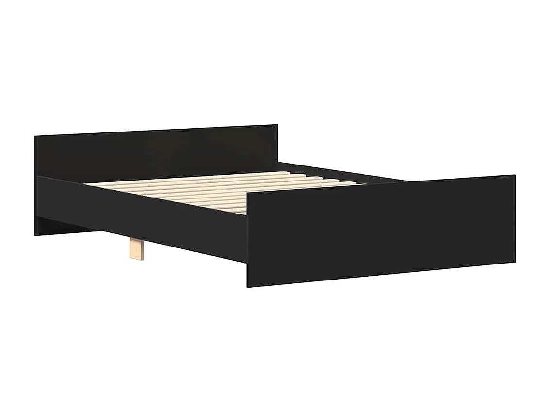 Bedframe zonder matras zwart 140x200 cm