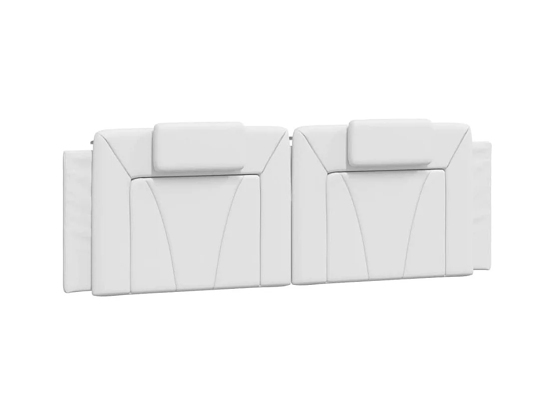 Bedframe met LED zonder matras wit 160x200 cm