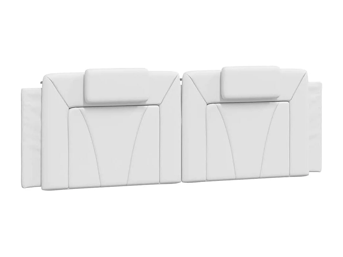 Cadre de lit avec LED sans matelas blanc 160x200 cm