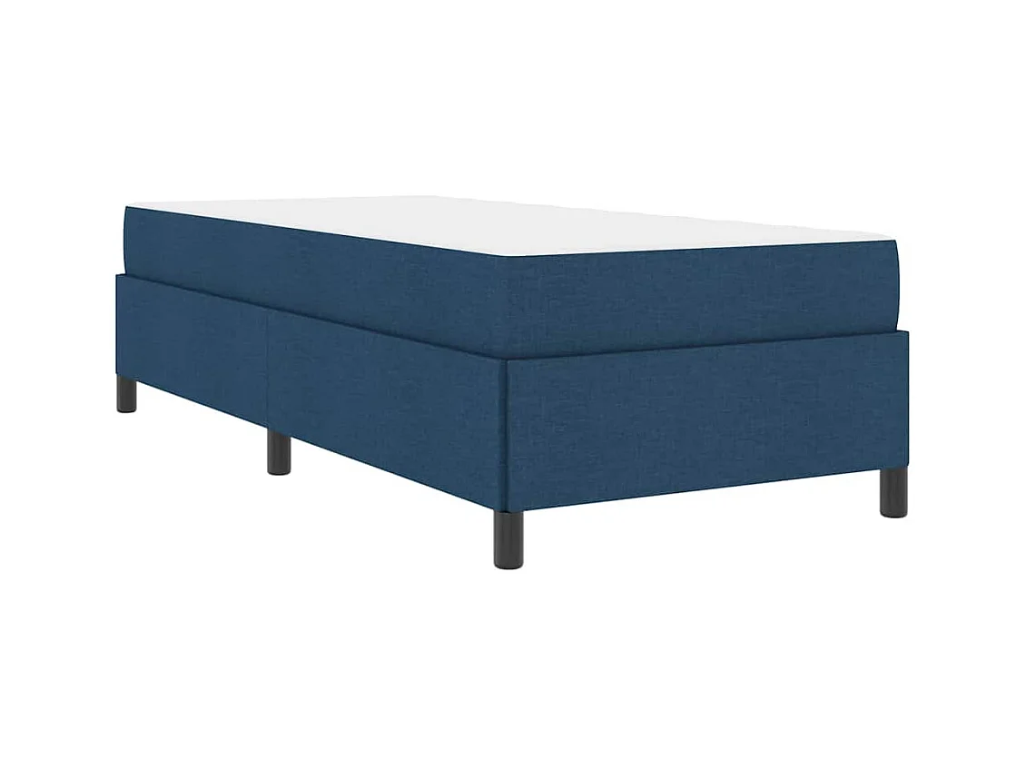 Letto Box Spring blu e nero 100 x 200 cm
