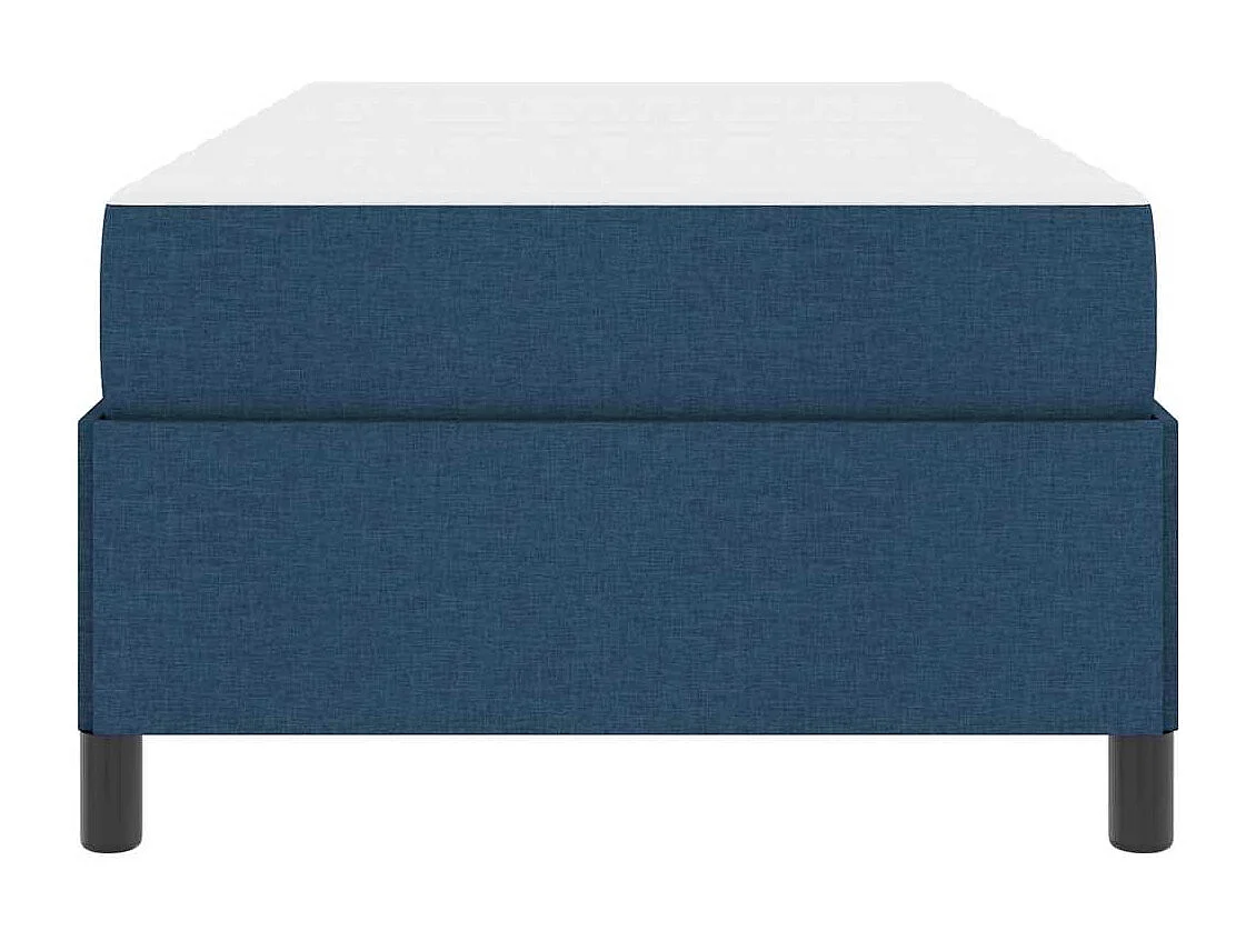 Letto Box Spring blu e nero 100 x 200 cm