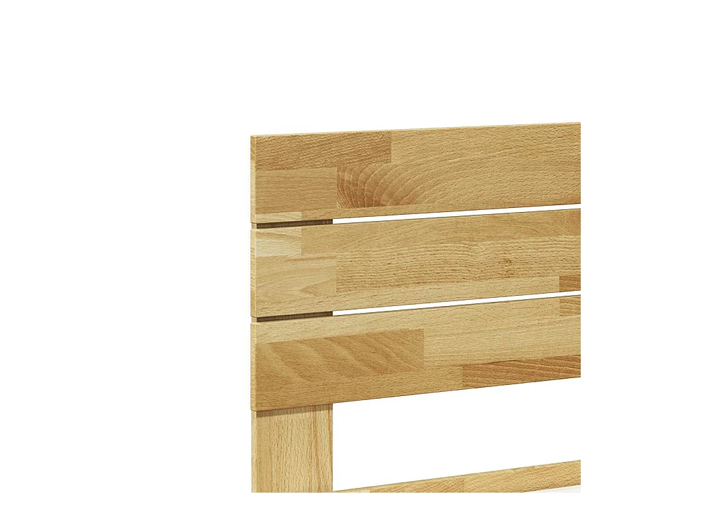 Struttura letto con testiera senza materasso 90x190 cm