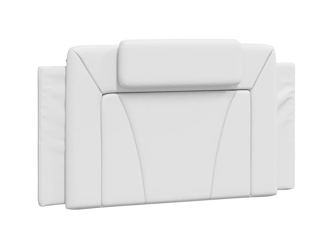 Letto con materasso bianco 100x200 cm in similpelle