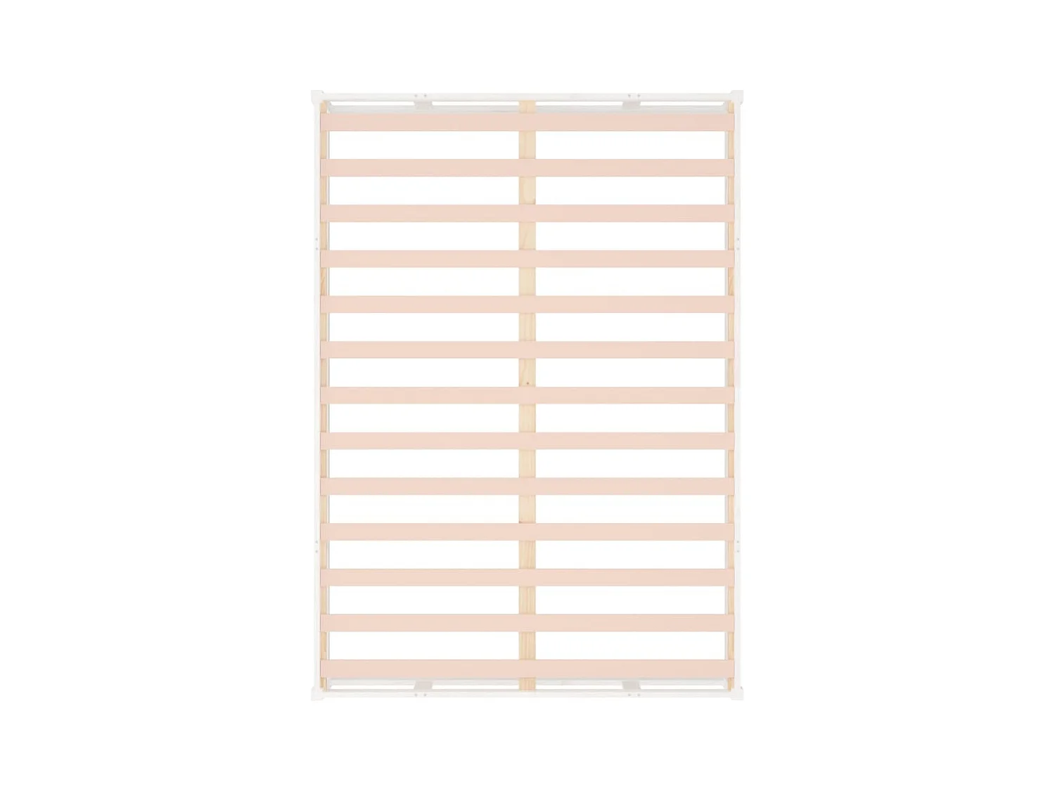 Bedframe zonder witte matras 140x190 cm massief hout