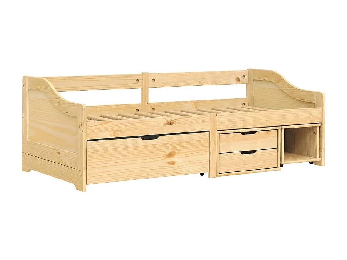 Cama de día con 3 cajones sin colchón IRUN 90x200 cm