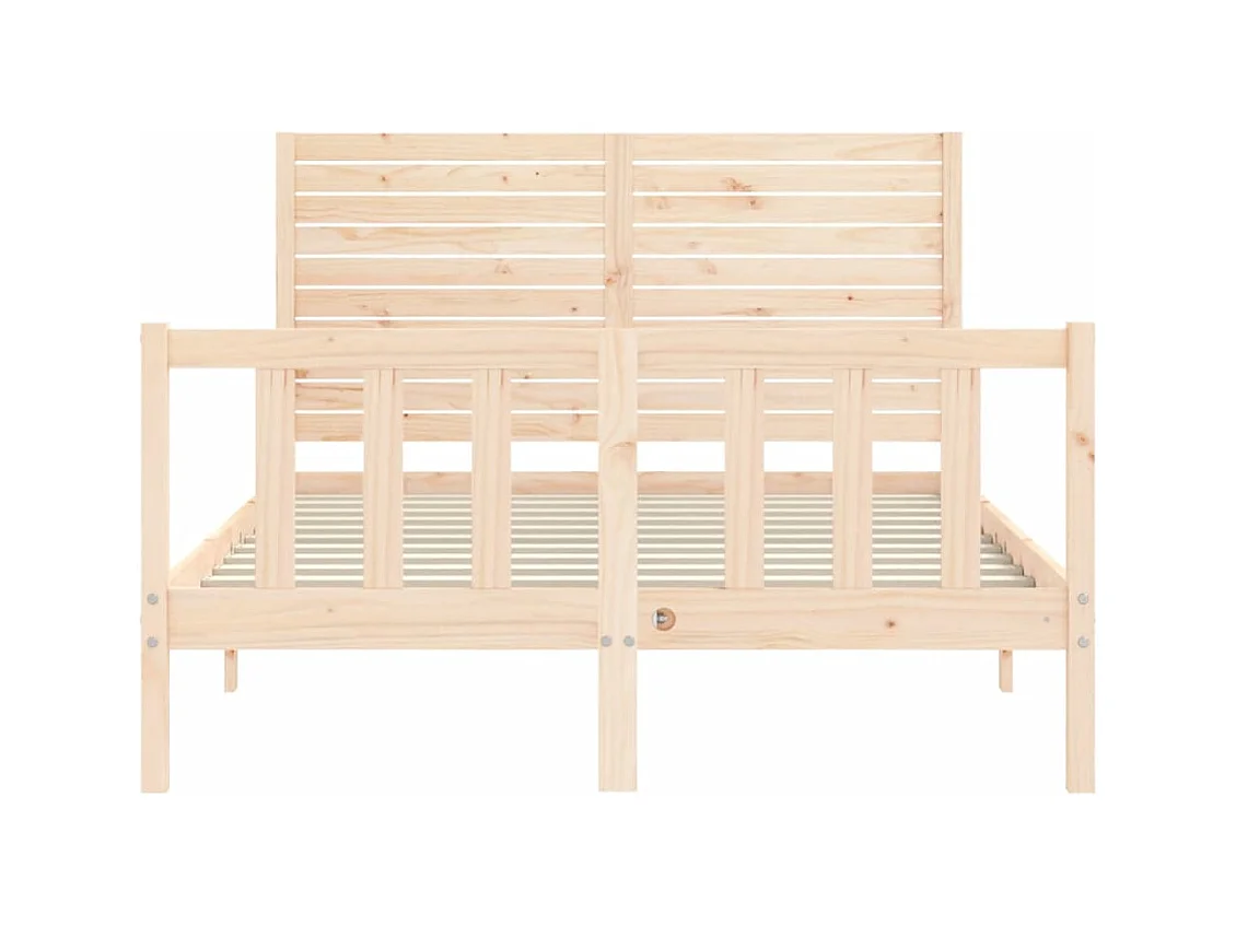 Bedframe zonder matras van massief grenenhout